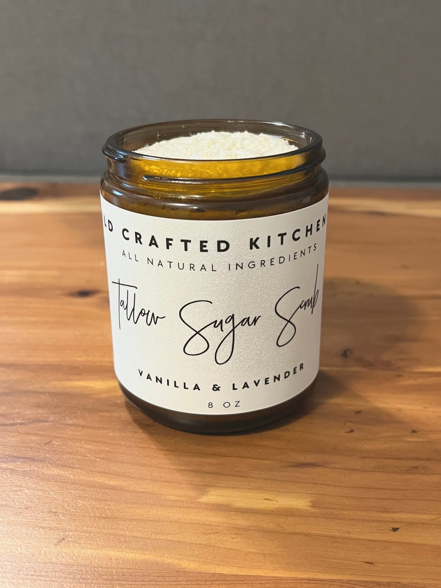 Tallow Sugar Scrub - Vanilla & Lavender