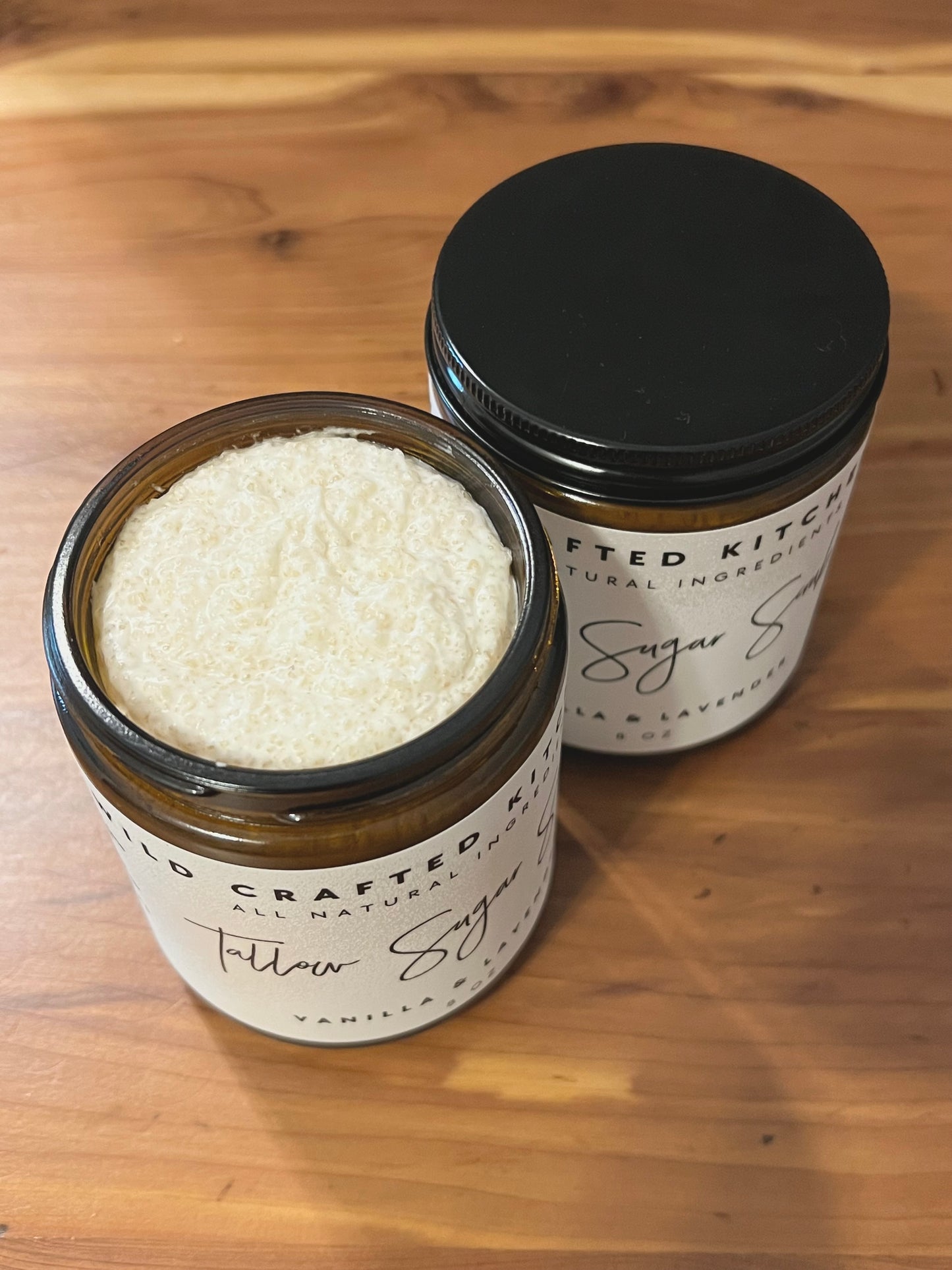 Tallow Sugar Scrub - Vanilla & Lavender