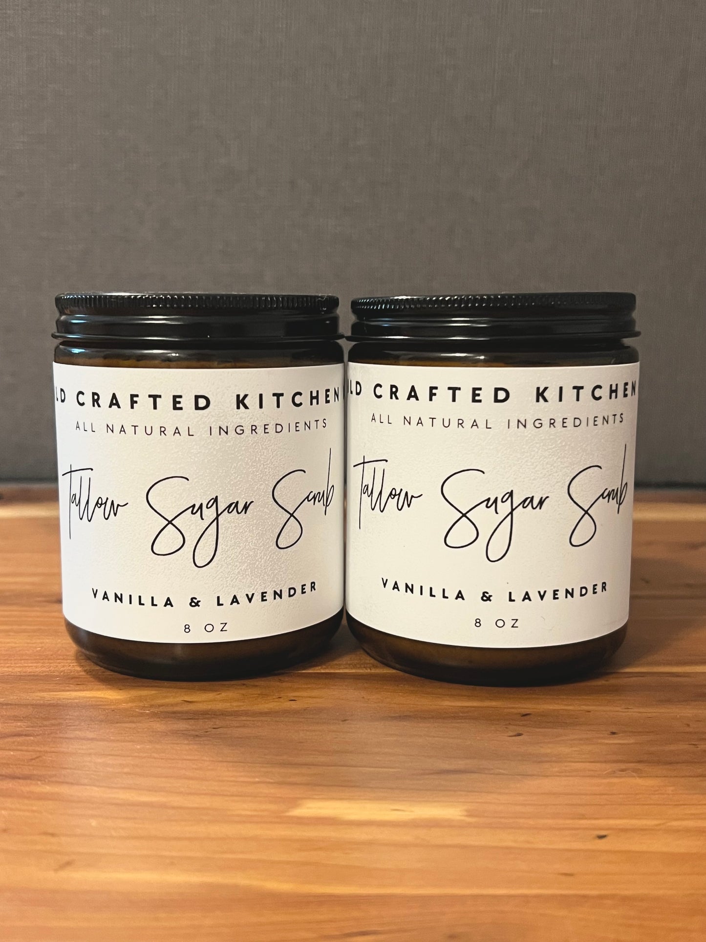 Tallow Sugar Scrub - Vanilla & Lavender