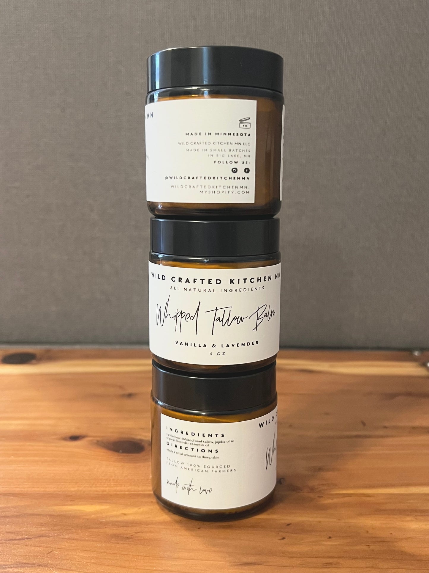 Vanilla + Lavender Whipped Tallow Balm