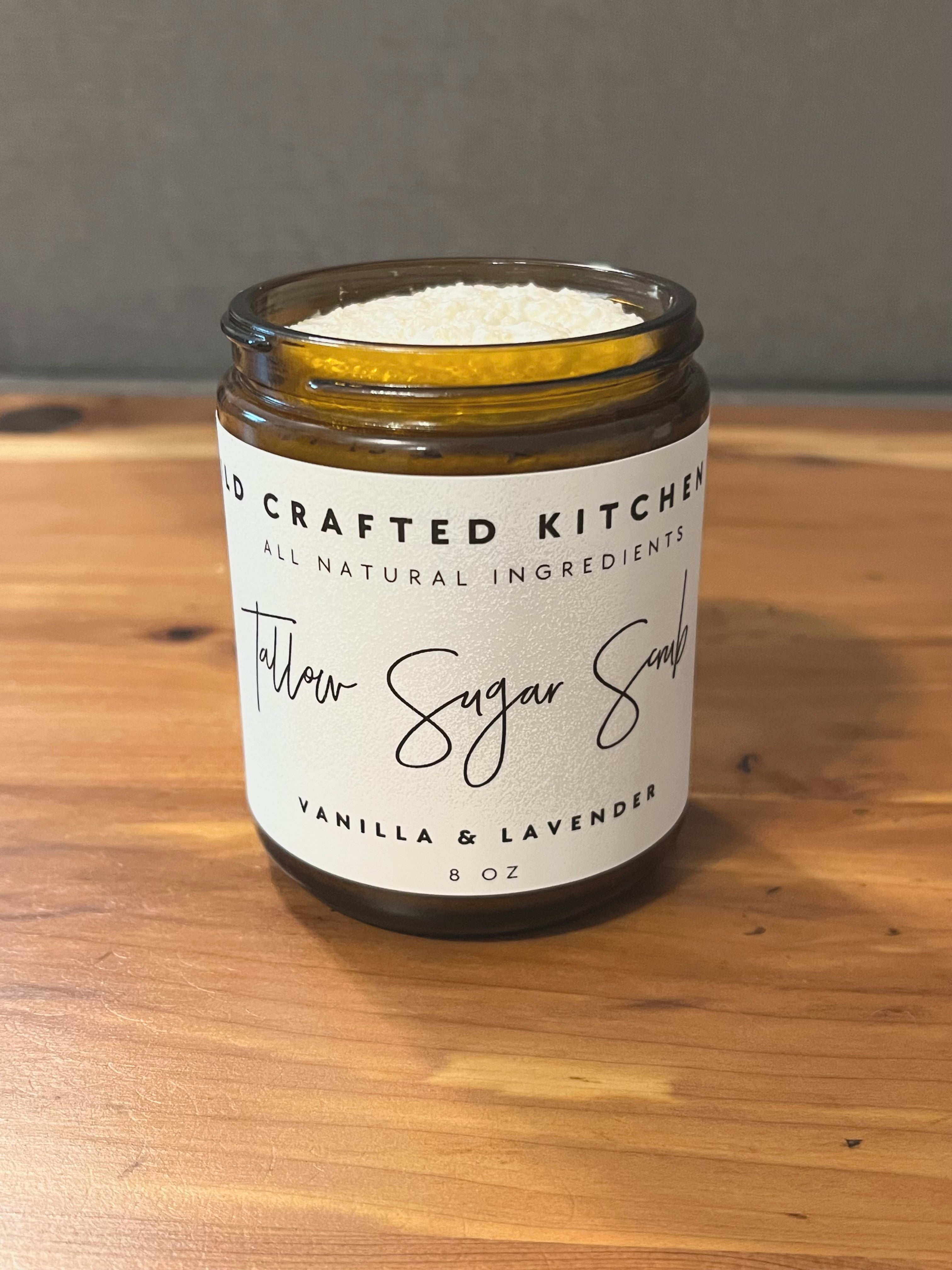 Tallow Sugar Scrub - Vanilla & Lavender