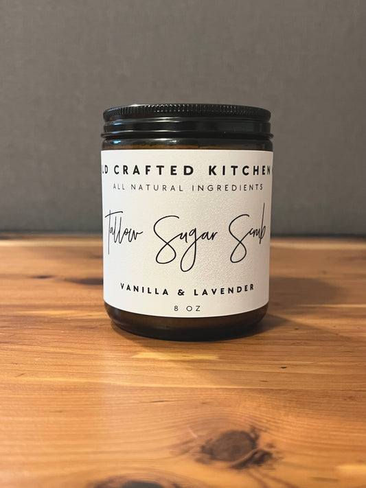 Tallow Sugar Scrub - Vanilla & Lavender