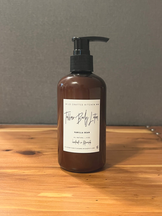 LIMITED EDITION: Vanilla Bean Infused Lightweight Tallow Body Lotion