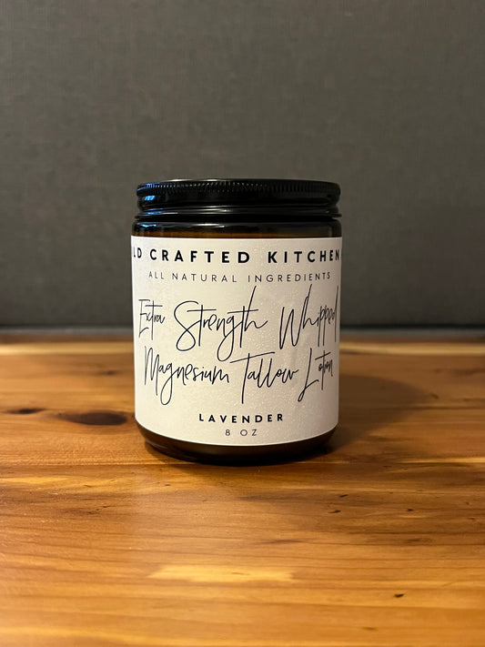 Extra Strength Whipped Magnesium Tallow Lotion