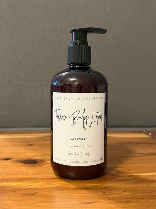 Lightweight Tallow Body Lotion - Lavender