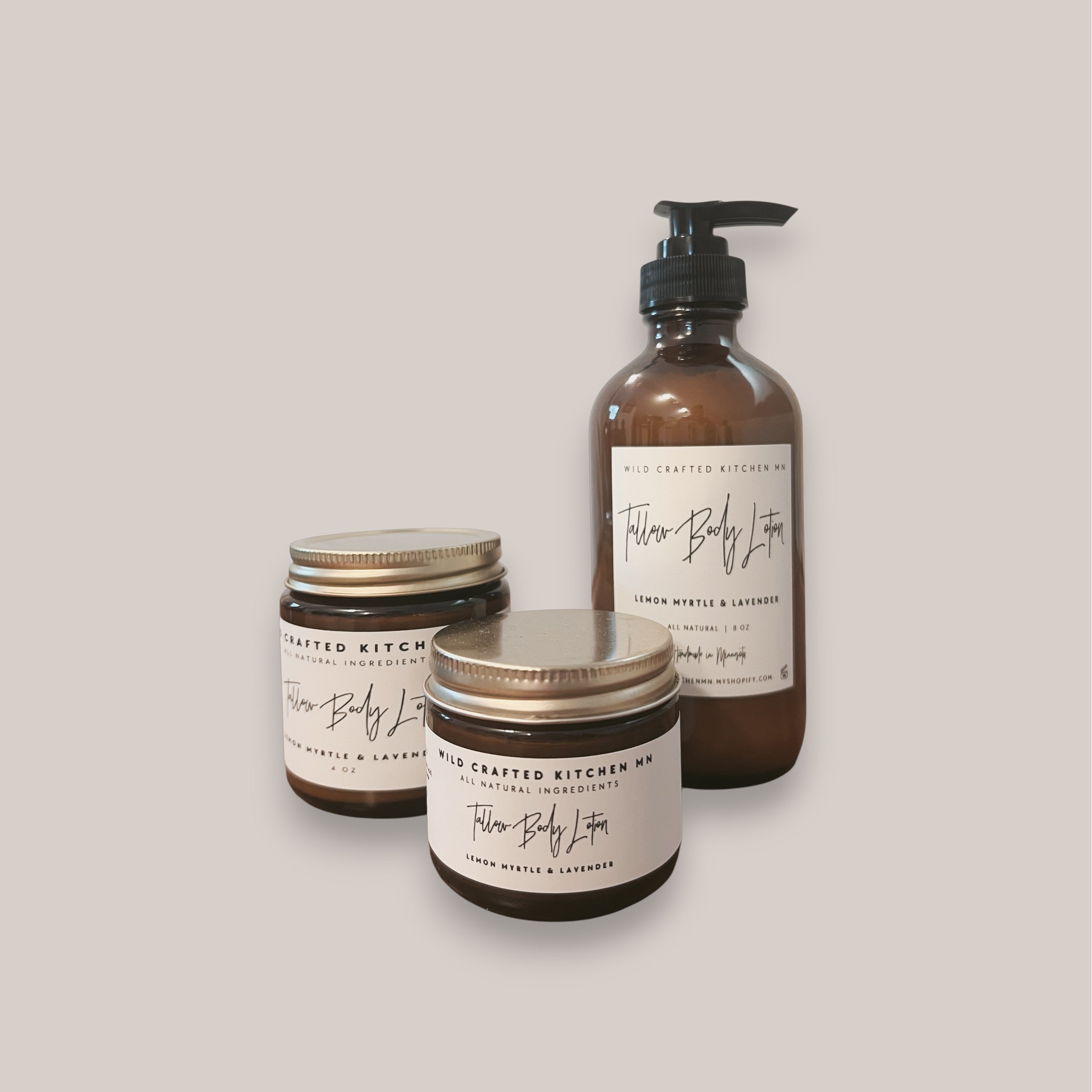 Lemon Myrtle & Lavender Tallow Body Lotion