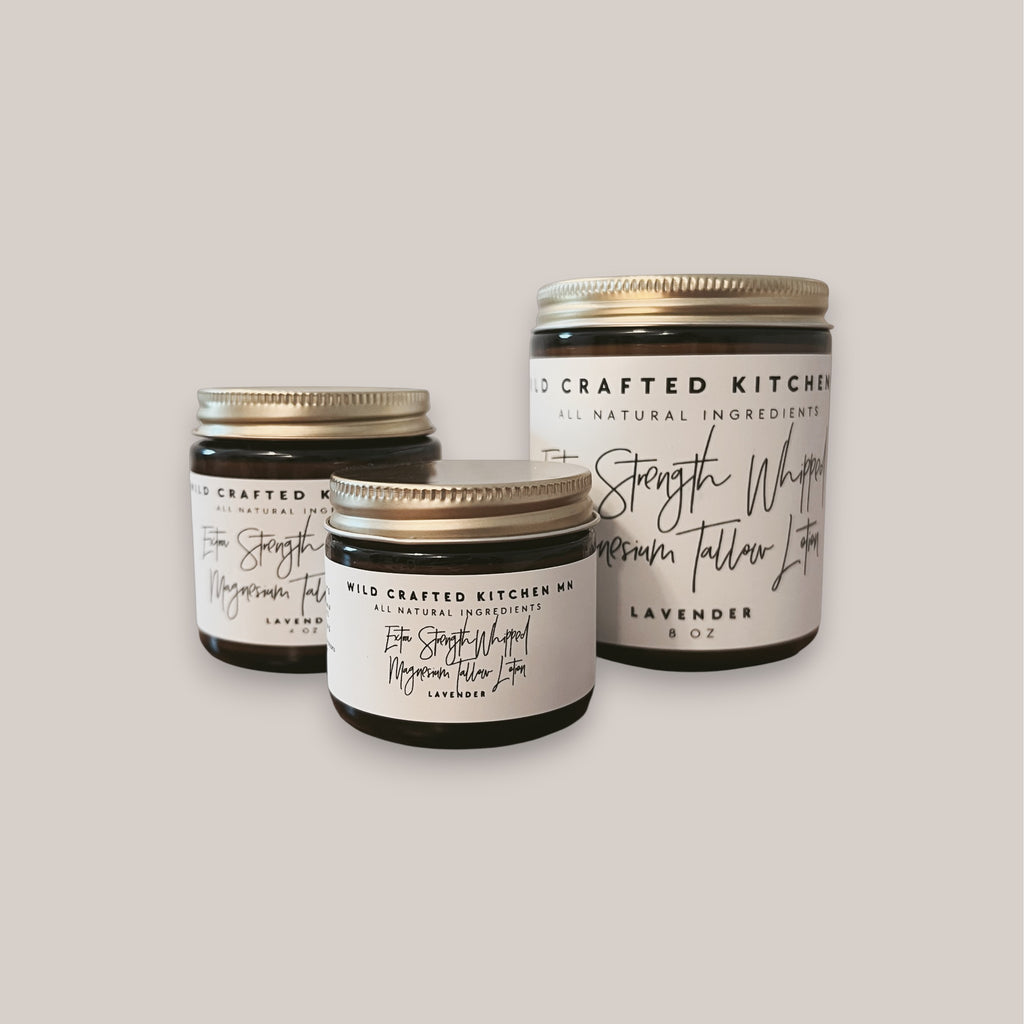 Extra Strength Whipped Magnesium Tallow Lotion