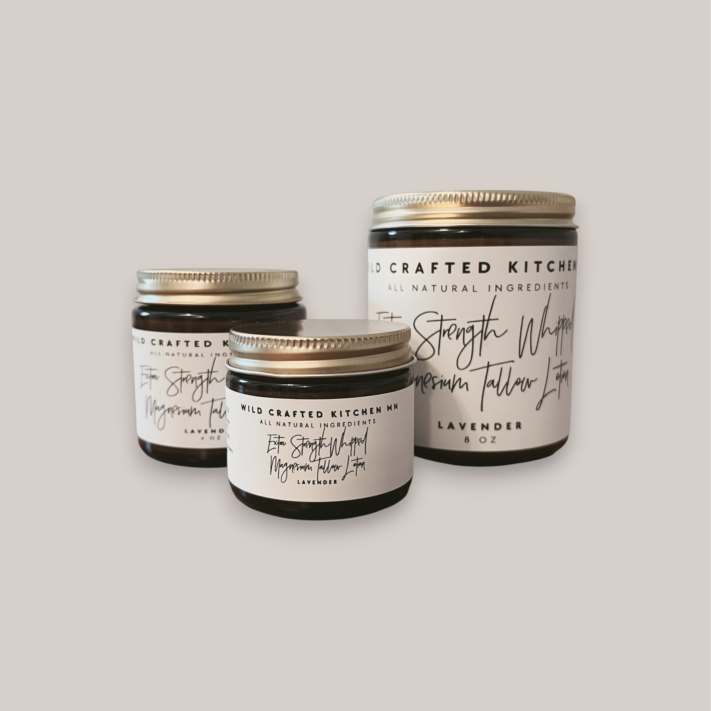 Extra Strength Whipped Magnesium Tallow Lotion