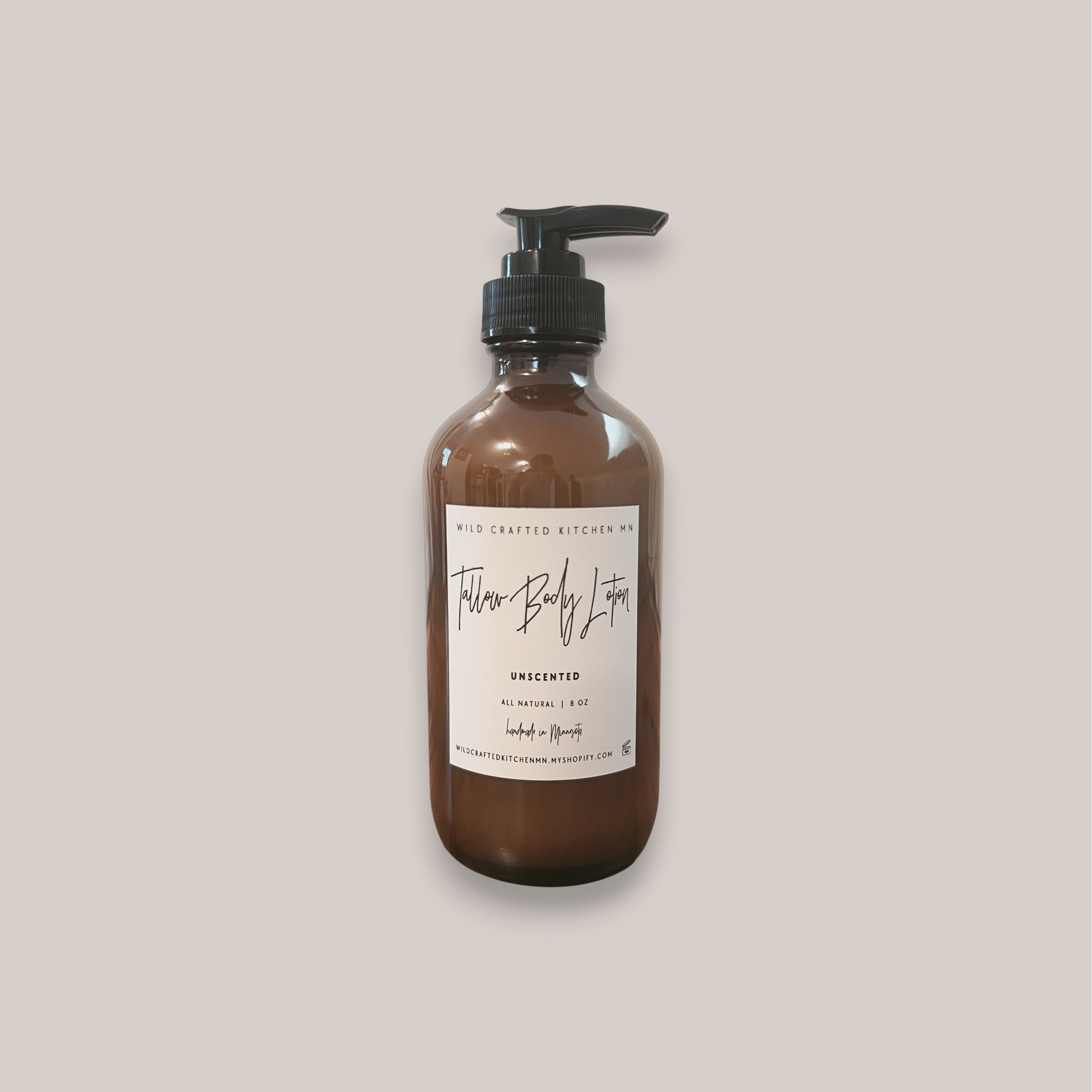 Lightweight Tallow Body Lotion Unscented